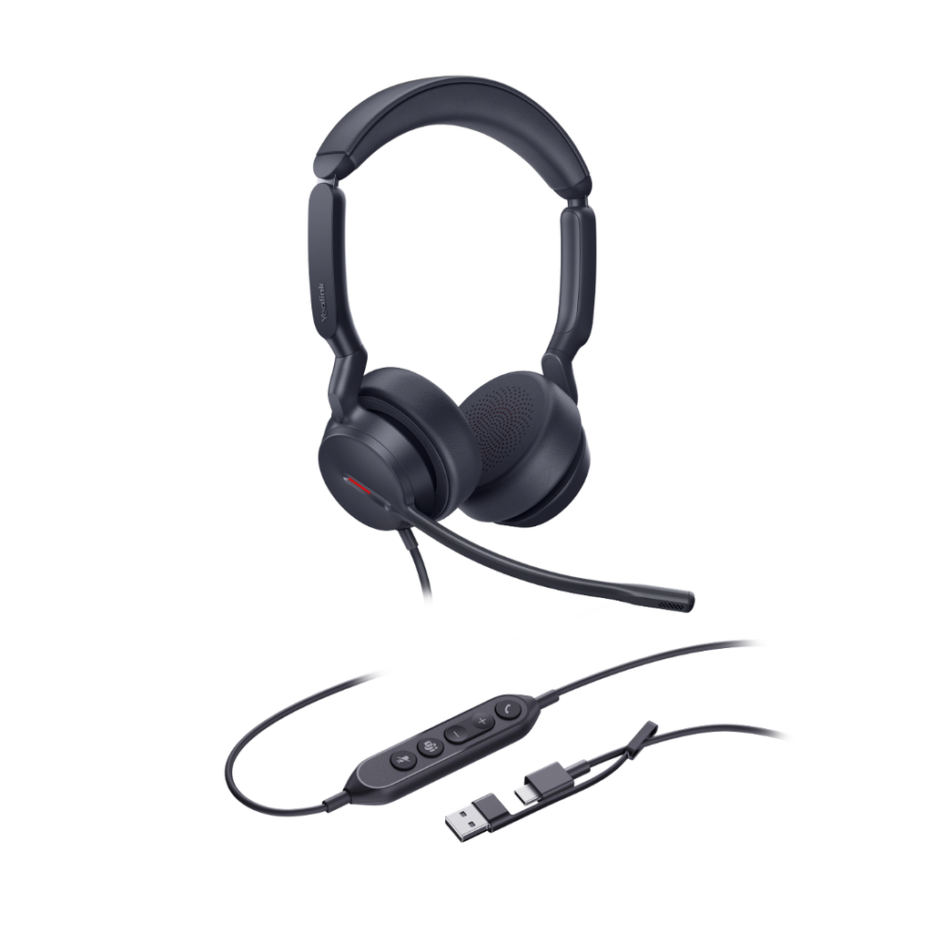 Cintillo biaural Yealink UH44 USB-C/A