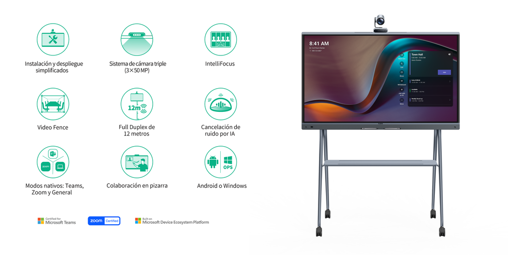 Pantalla interactiva Yealink 65''