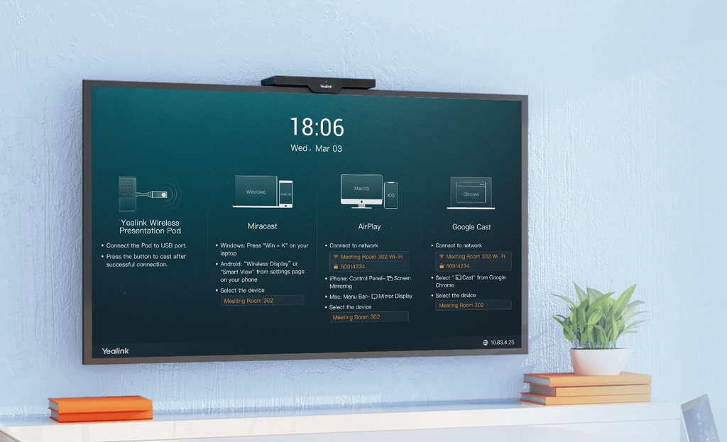 Presentador Yealink RoomCast E2