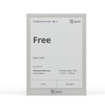 [VSN-JOAN6PRO_G_00000] Booking panel Joan 6 Pro (gris)