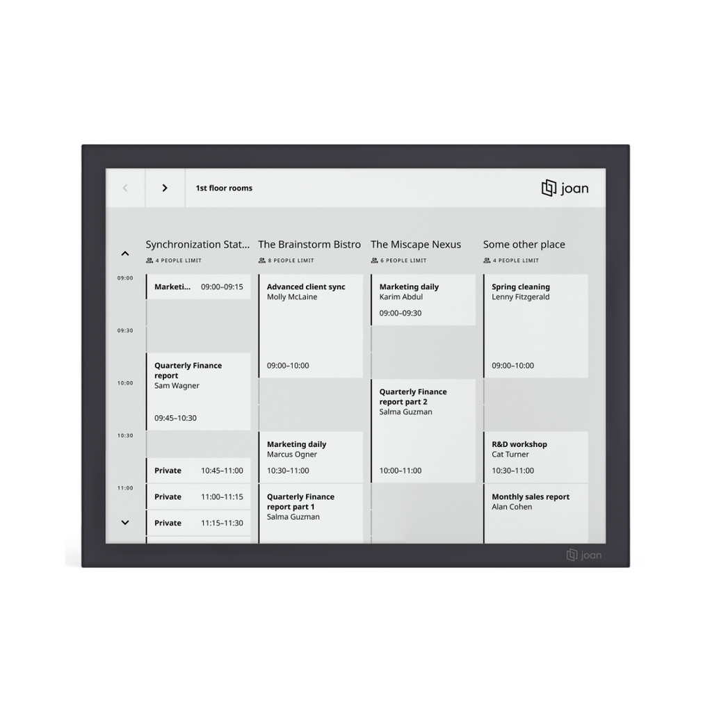 [VSN-JOAN13_PRO_B0000] Booking Panel JOAN 13 Pro (negro)