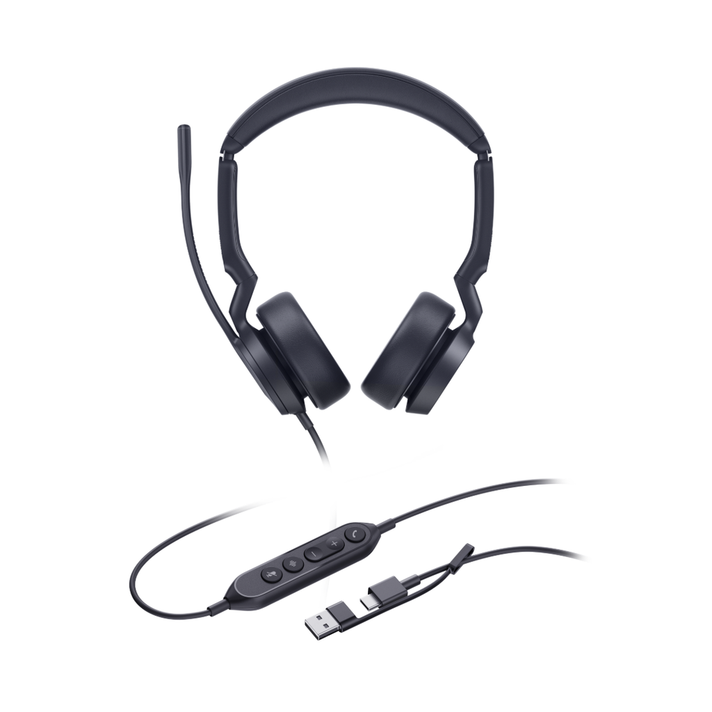[YLK-UH44_USBC_B_T000] Cintillo USB Yealink UH44 Biaural Teams USB-C/A