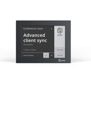 [VSN-JOAN6RE_B_000000] Booking panel Joan 6 RE (negro)