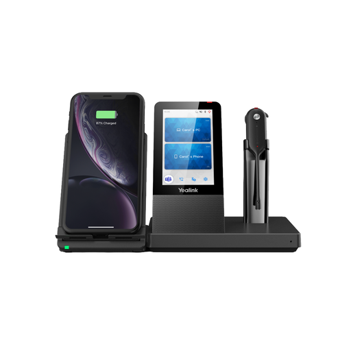 Cintillo inalámbrico DECT monoaural Yealink WH67 con Base